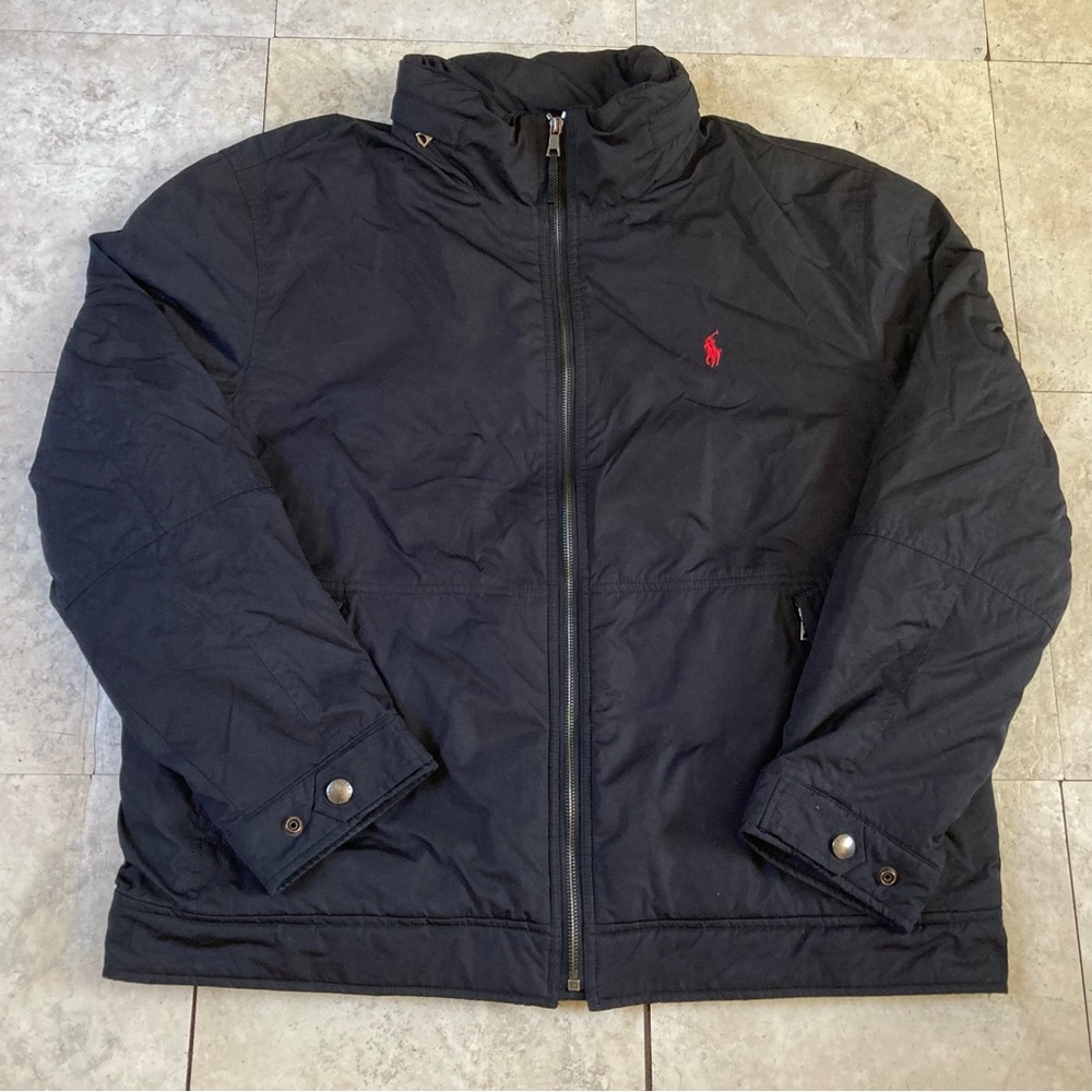 Vintage Polo Ralph Lauren Men's Lined Jacket With Retractable Hood - Picture 1 of 11
